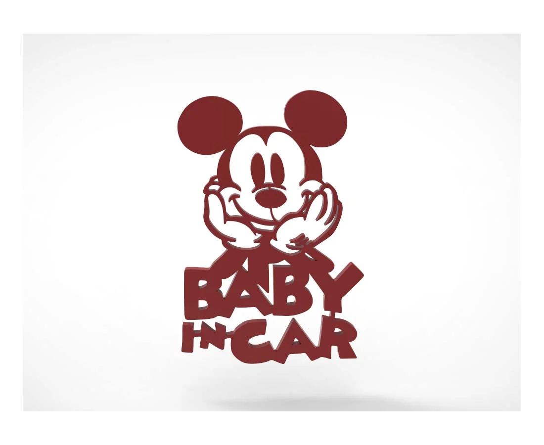 Mickey Baby in Car Decoration