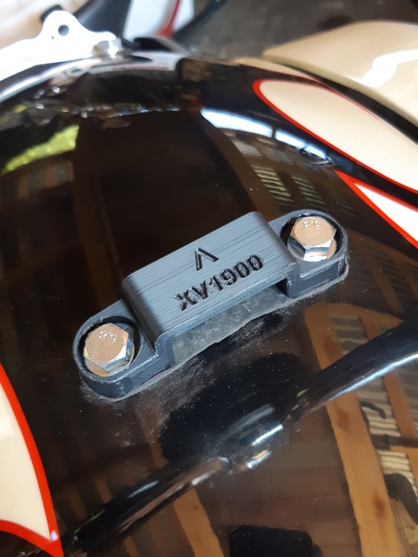 Passenger seat bracket for Yamaha XV1900