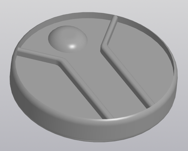 Legend of Vox Machina - Button with "Emblem de Rolo"