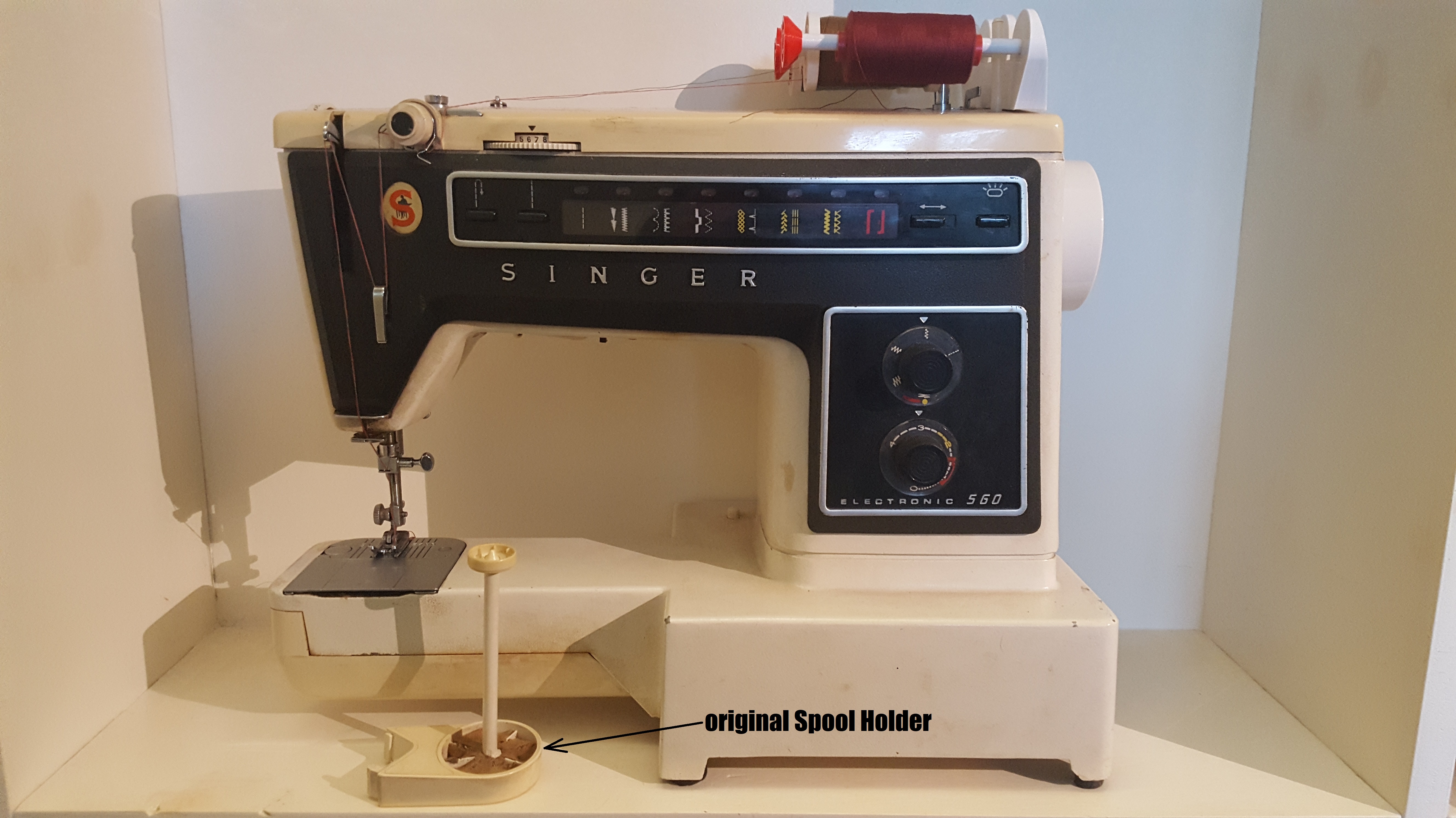 Singer Electronic 560 Spool Mod