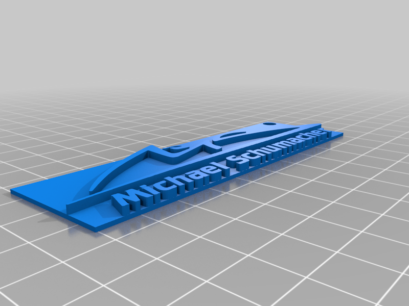 Michael Schumacher Keychain