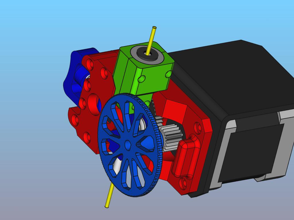 IT-Extruder, Bowden Drive valid for Flexible filament