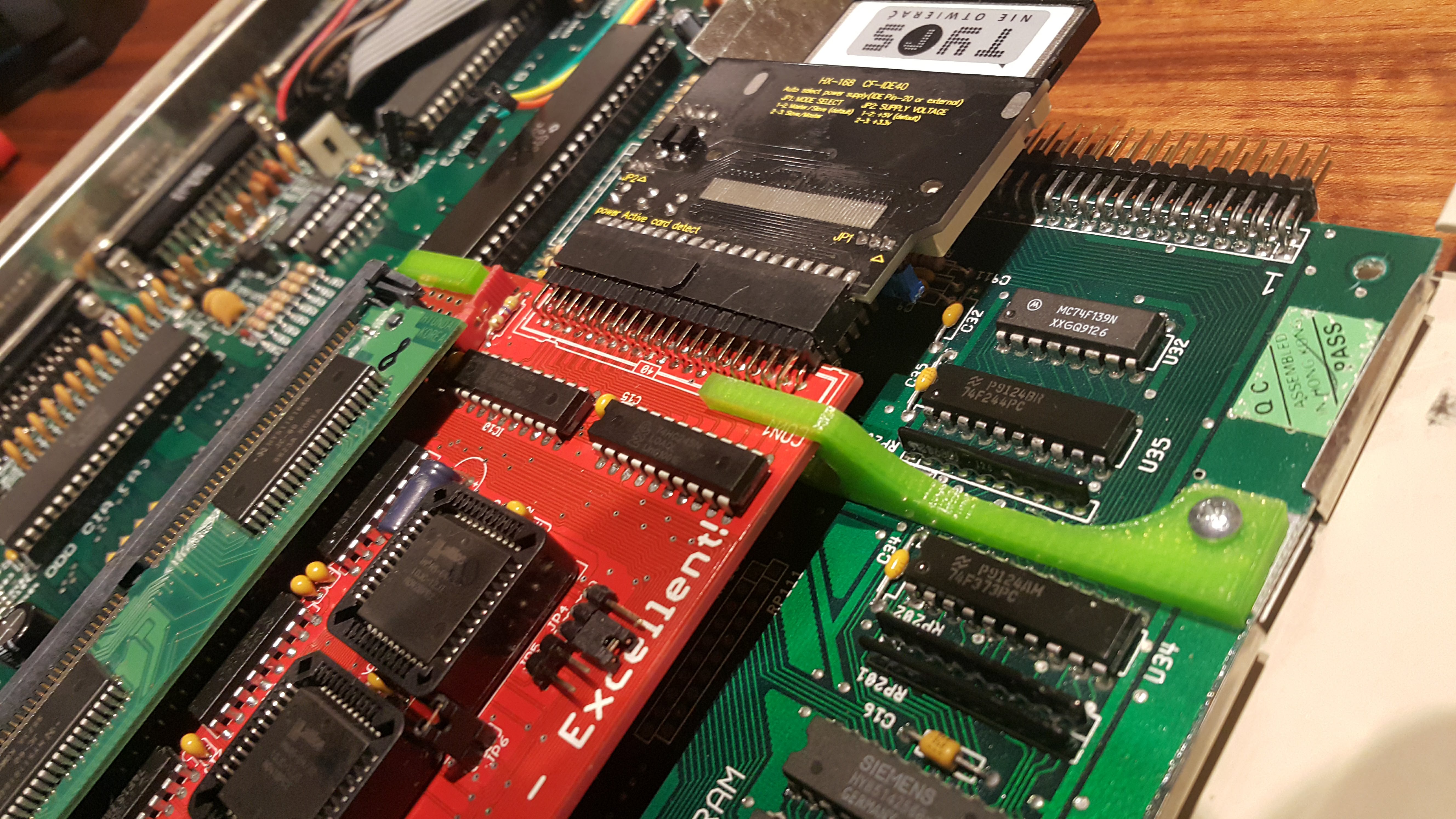 Amiga a500 Protein turbo card mount