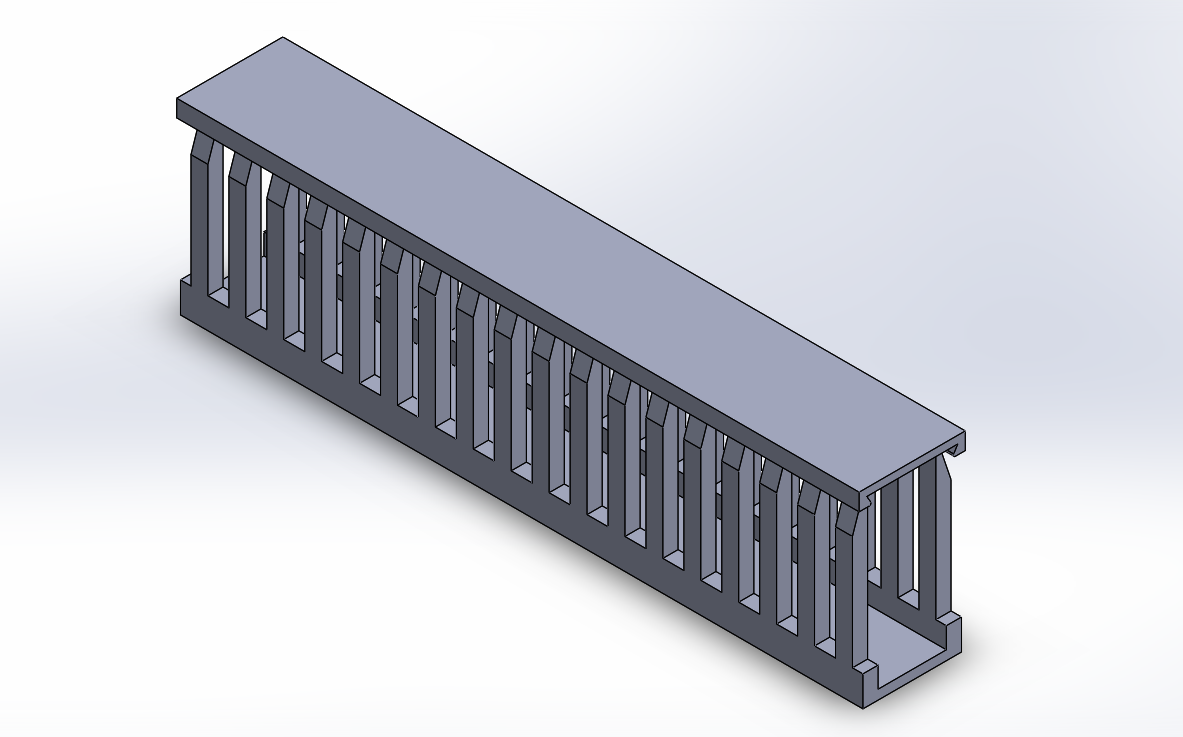 Printable wire duct