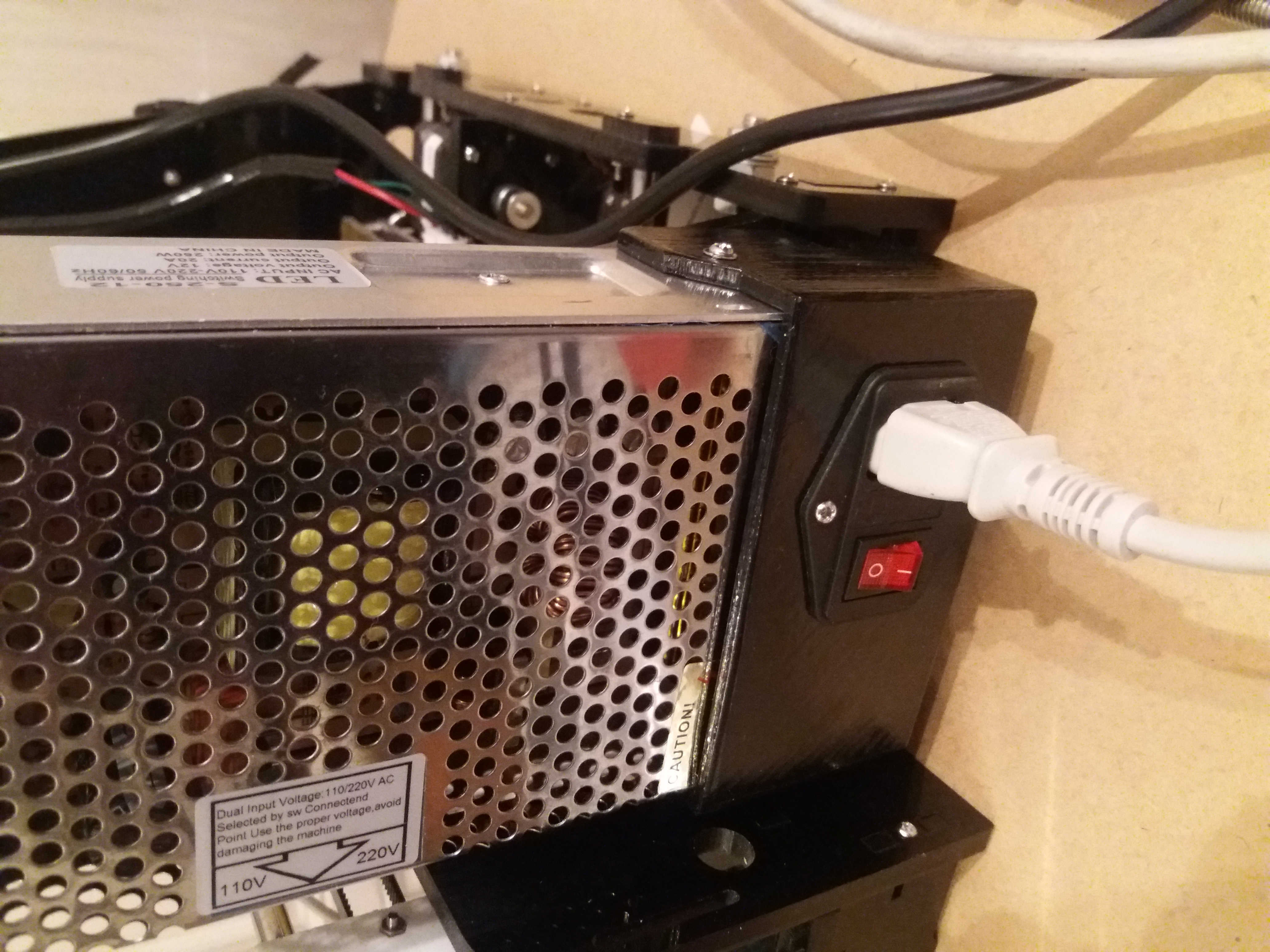 Power switch Anet A8 3d printer (NEWEST MODEL)