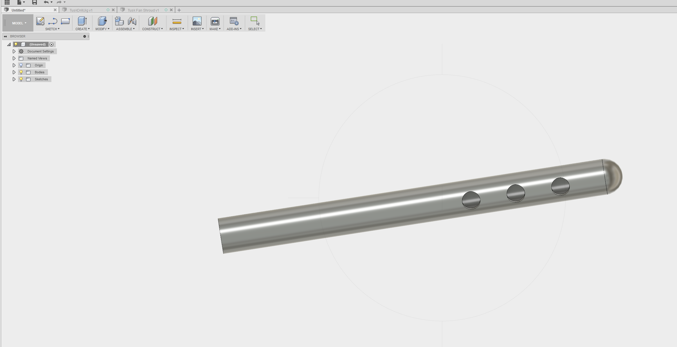 Printable 3 Hole Tusks