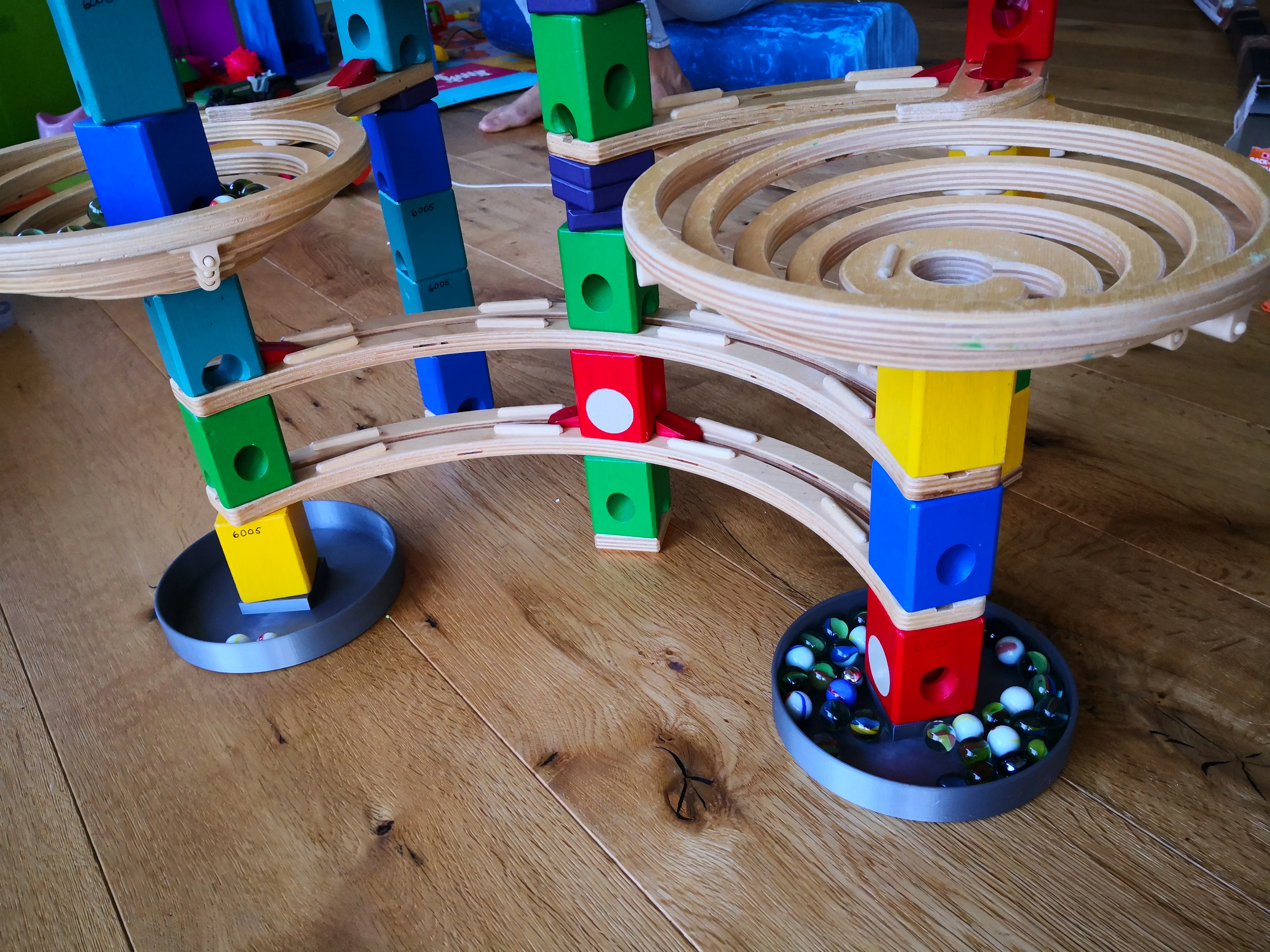Quadrilla Marble run collecting pond