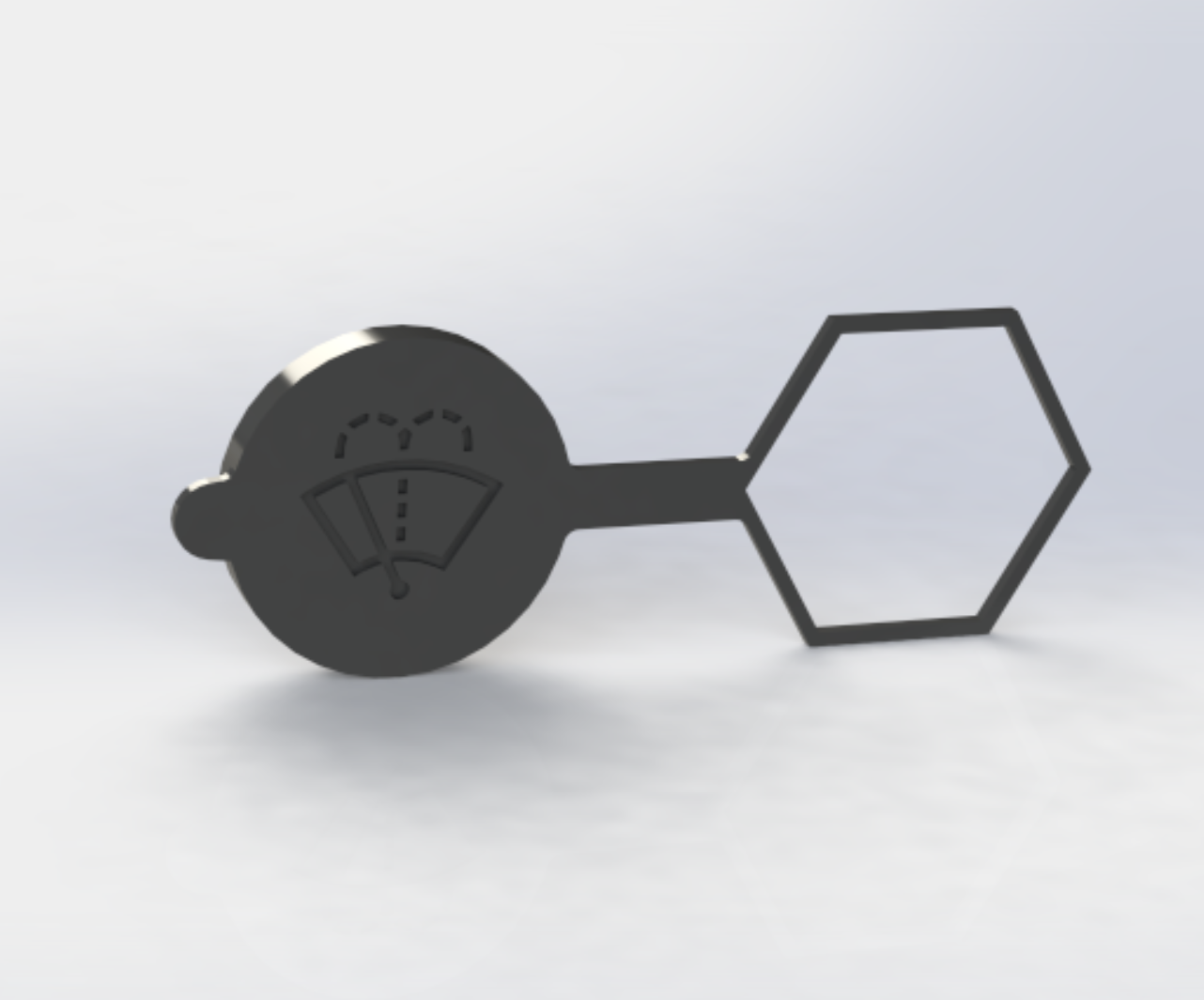 Ford Focus windshield washer fluid cap