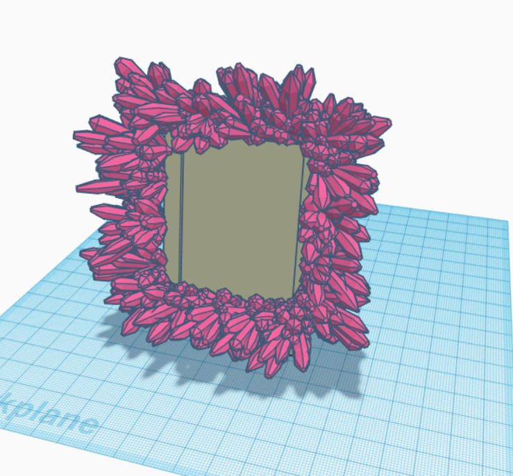 Crystal Polaroid frame