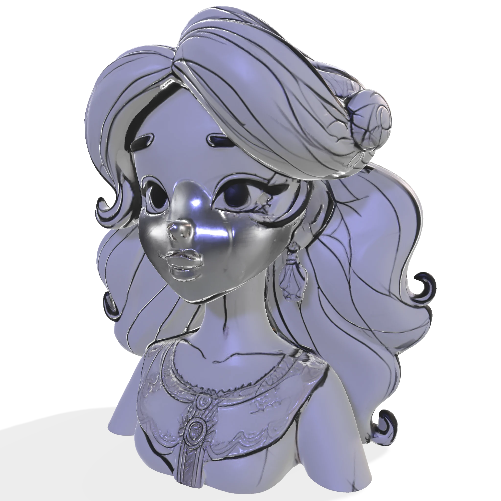 Enchanted Princess Decorative Bust