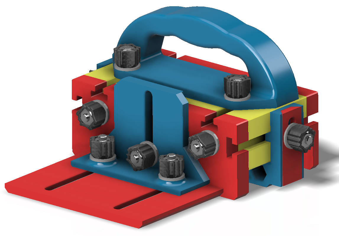 Adjustable saw push