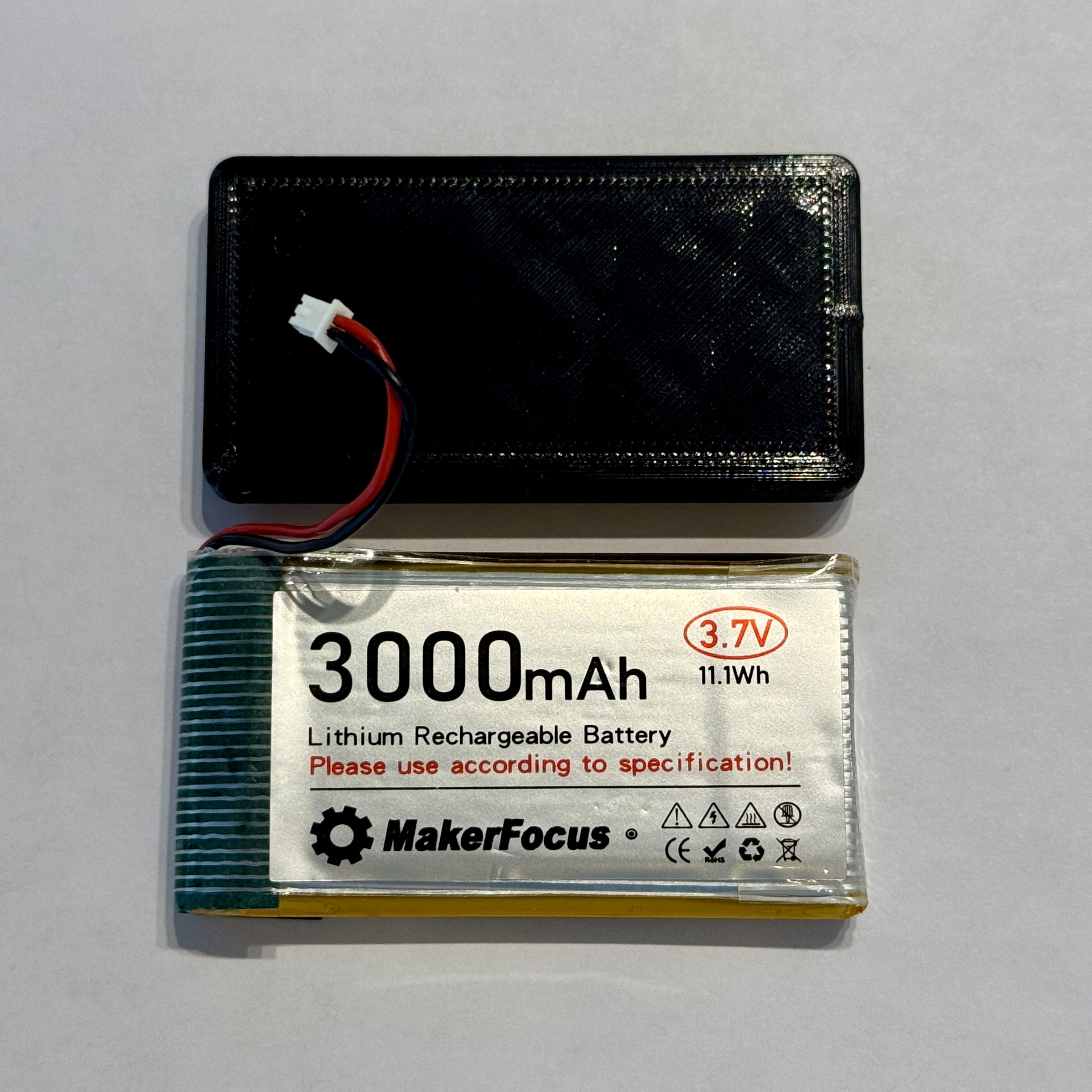 Battery Insert - MakerFocus 3000mAh for Heltec V3 OLED LoRa ESP32