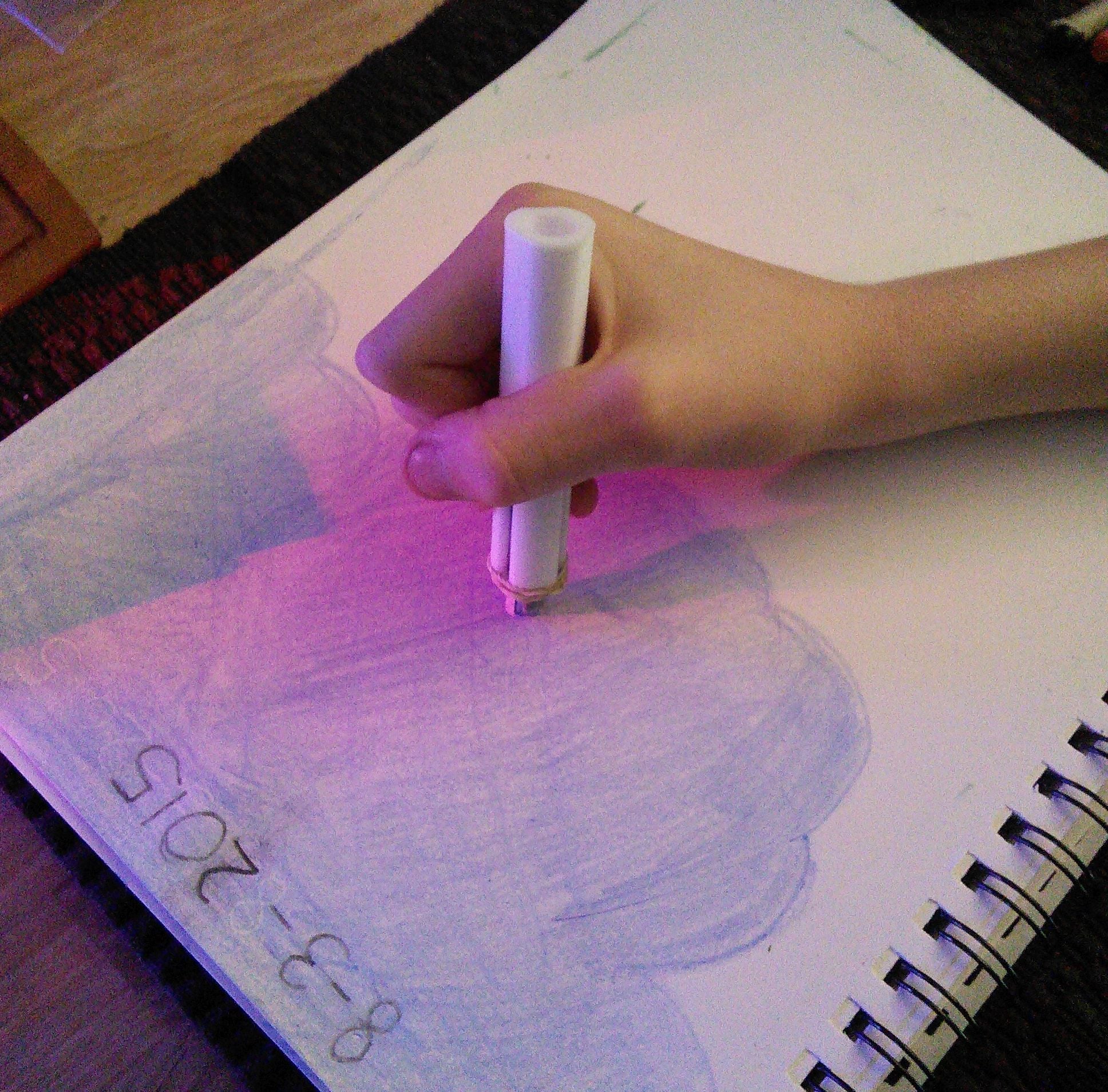 Crayon holder