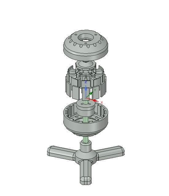 BLDC simple motor