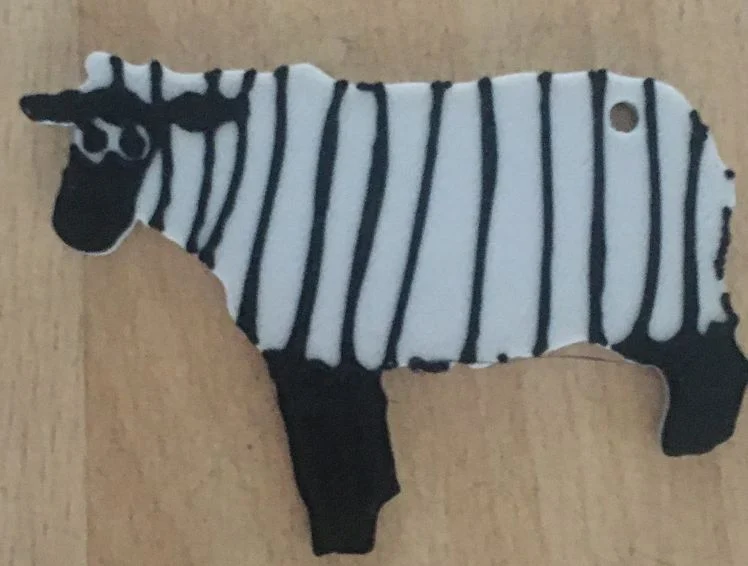 Sheep keychain hanger