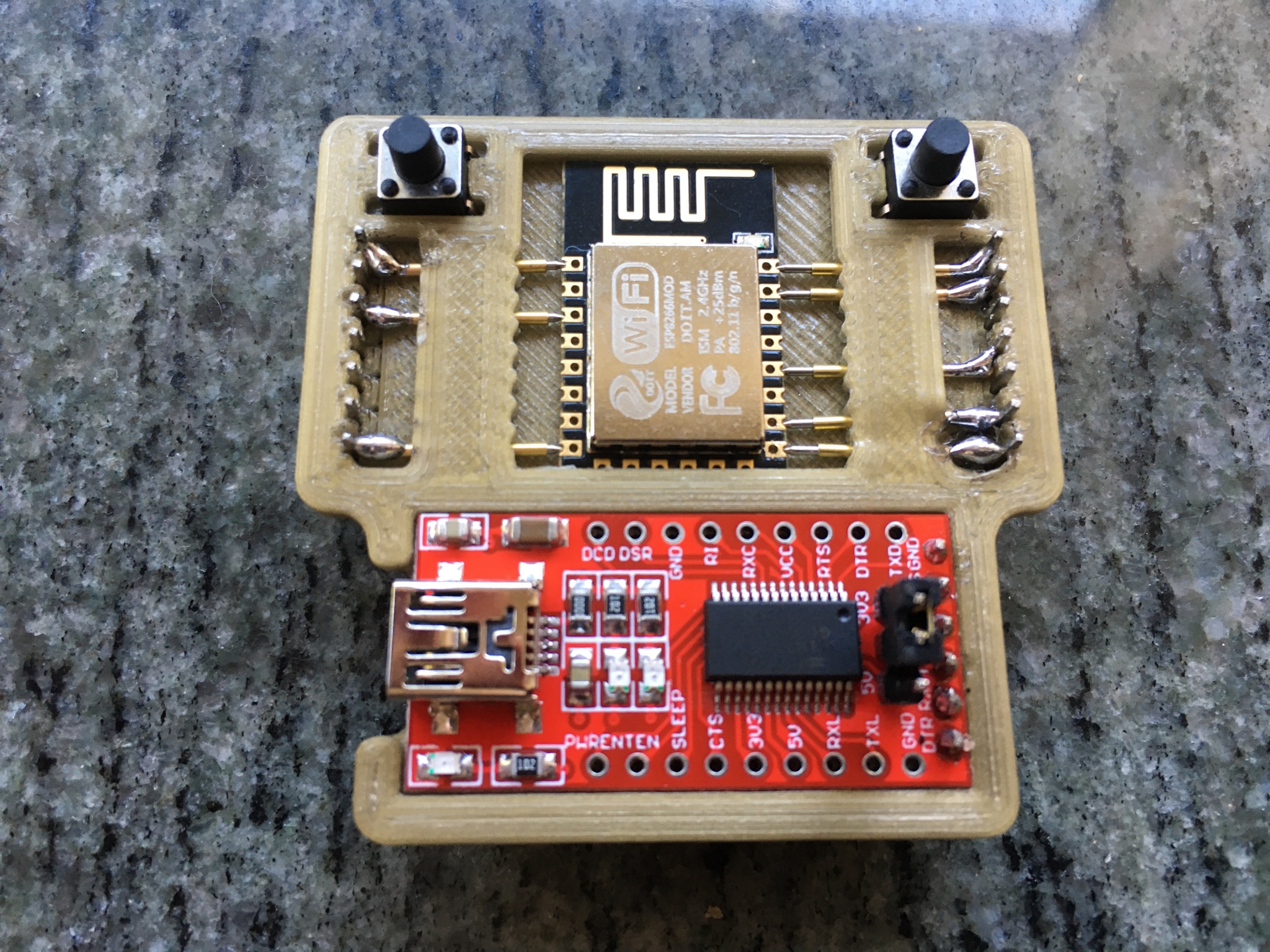ESP-12E pogo pin programmer