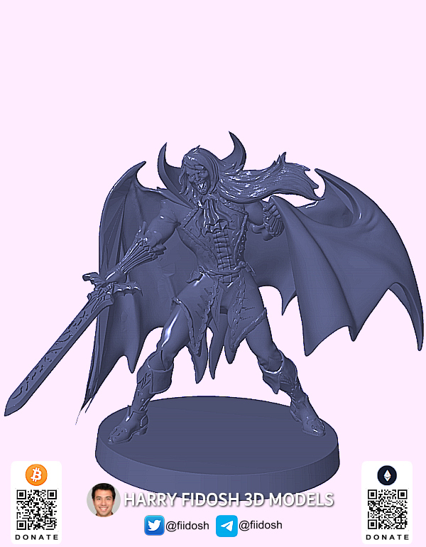 Vampire Lord (Free DnD Miniature)