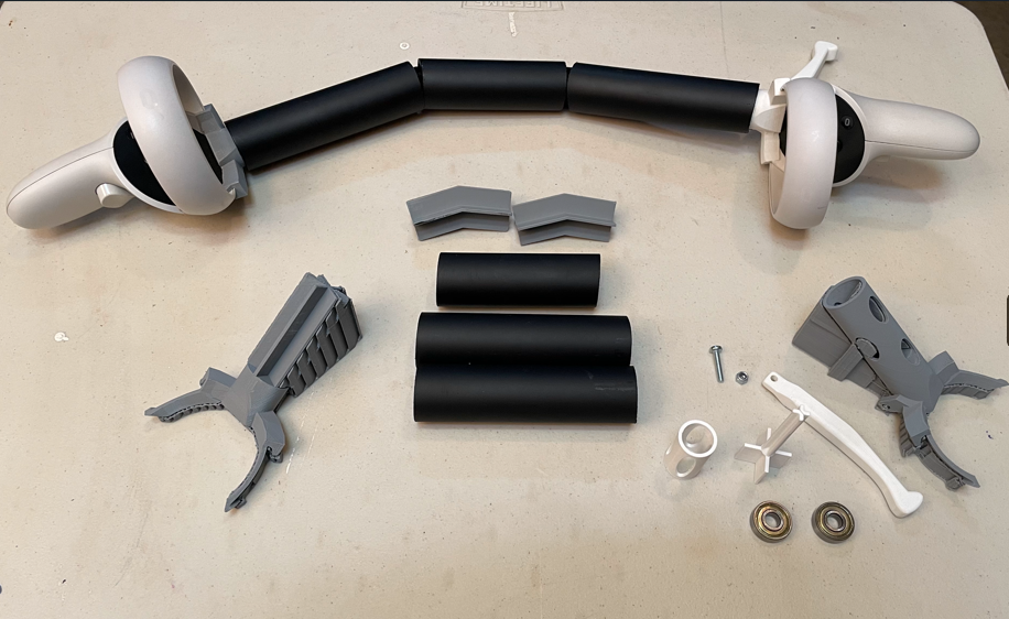 Meta Quest 2 Motorcycle Handlebars Attachment