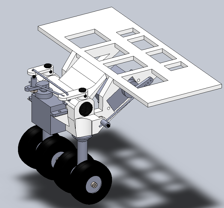 Alternative Nose Gear for ALTSI AN-225 50 mm