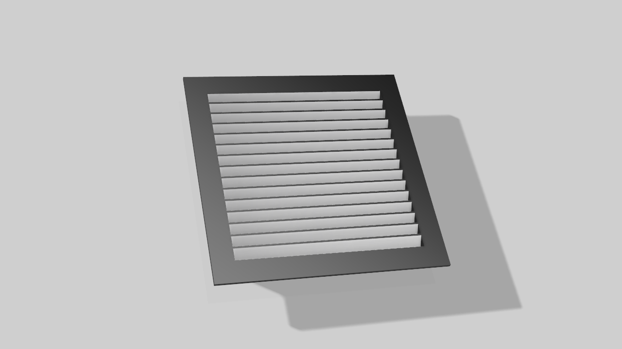Ventilation Cover Louver Air 115mm