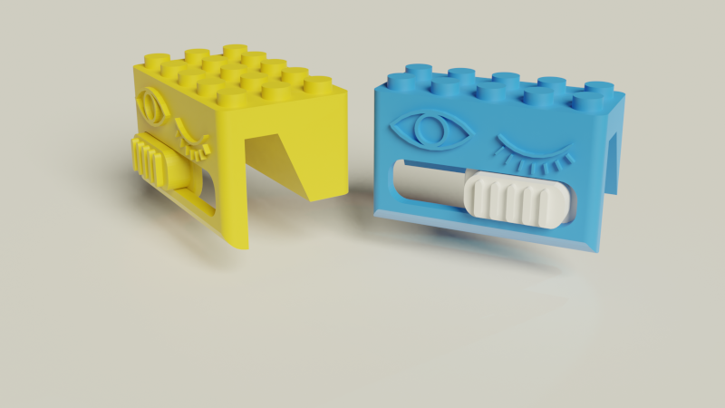 LEGO Brick Camera cover for I Mac 21inch with slider