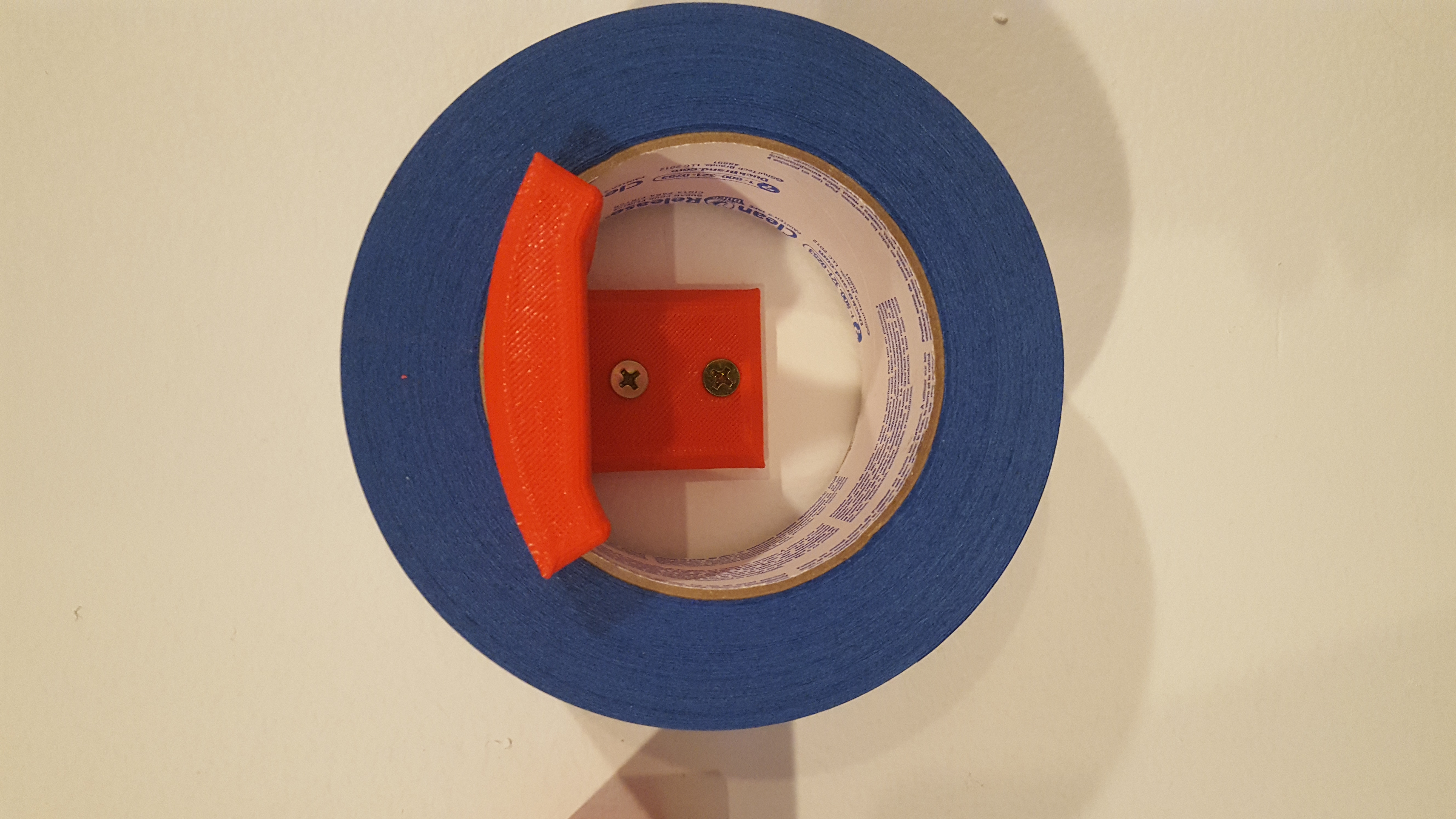 blue tape wall mount