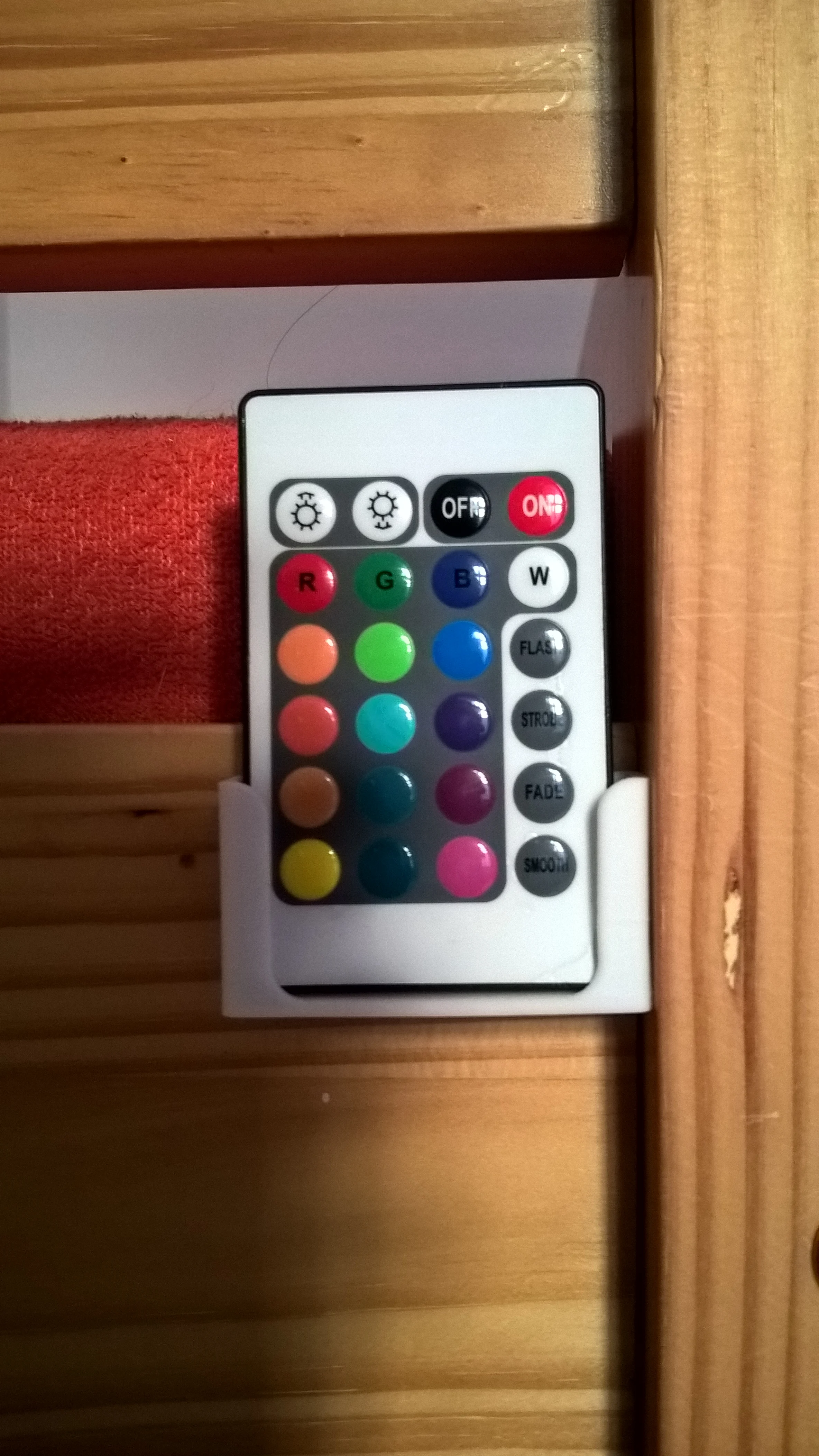 RGB LED Strip Remote Holder