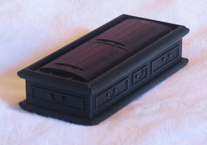 Halloween Casket / Coffin Gift Jewelry Candy Box