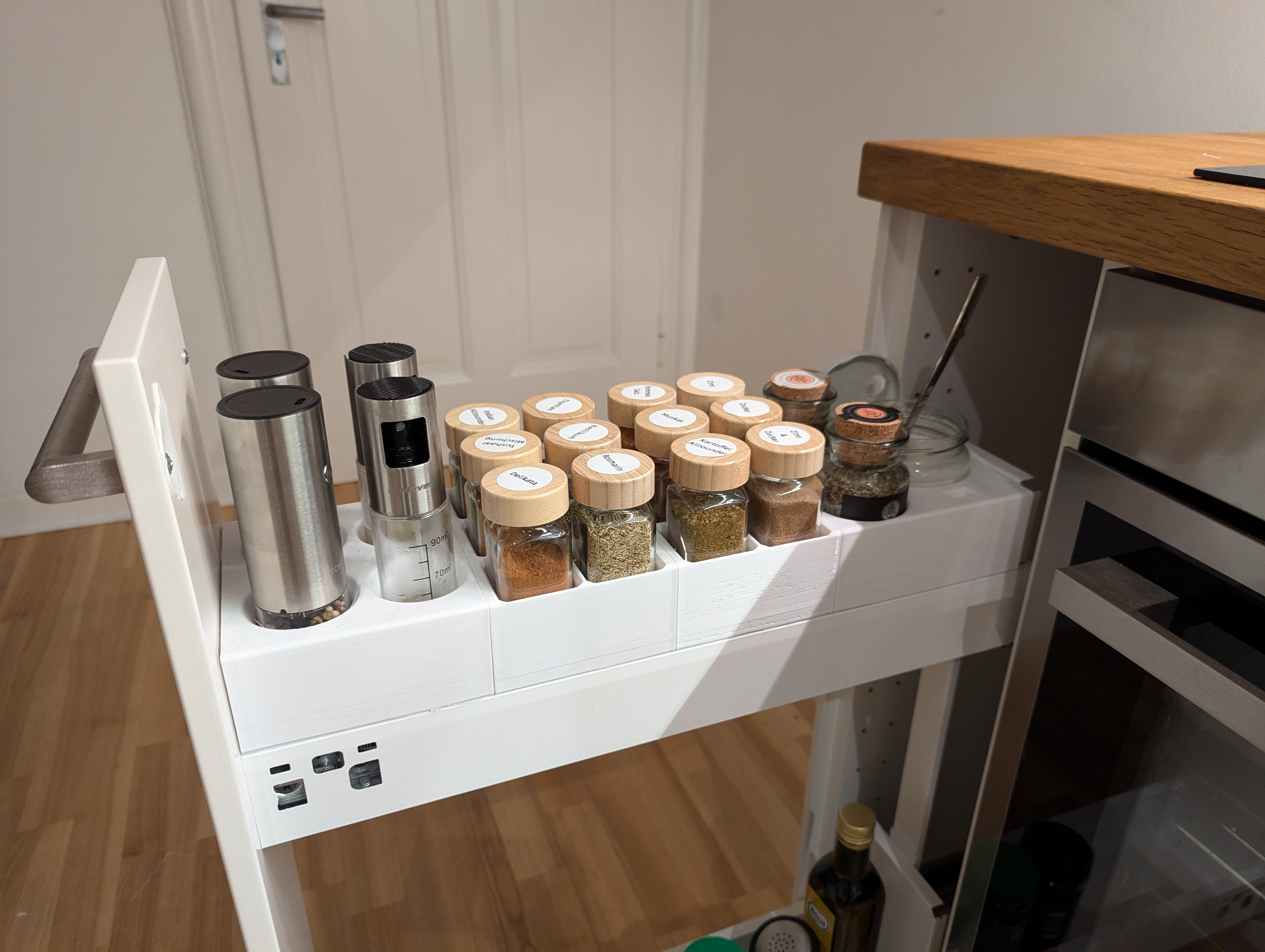 Modular Spice Inserts for IKEA 20cm Apothecary Cabinet (Article 592.679.93)