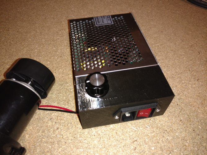 Power supply cover for ER11 spindle