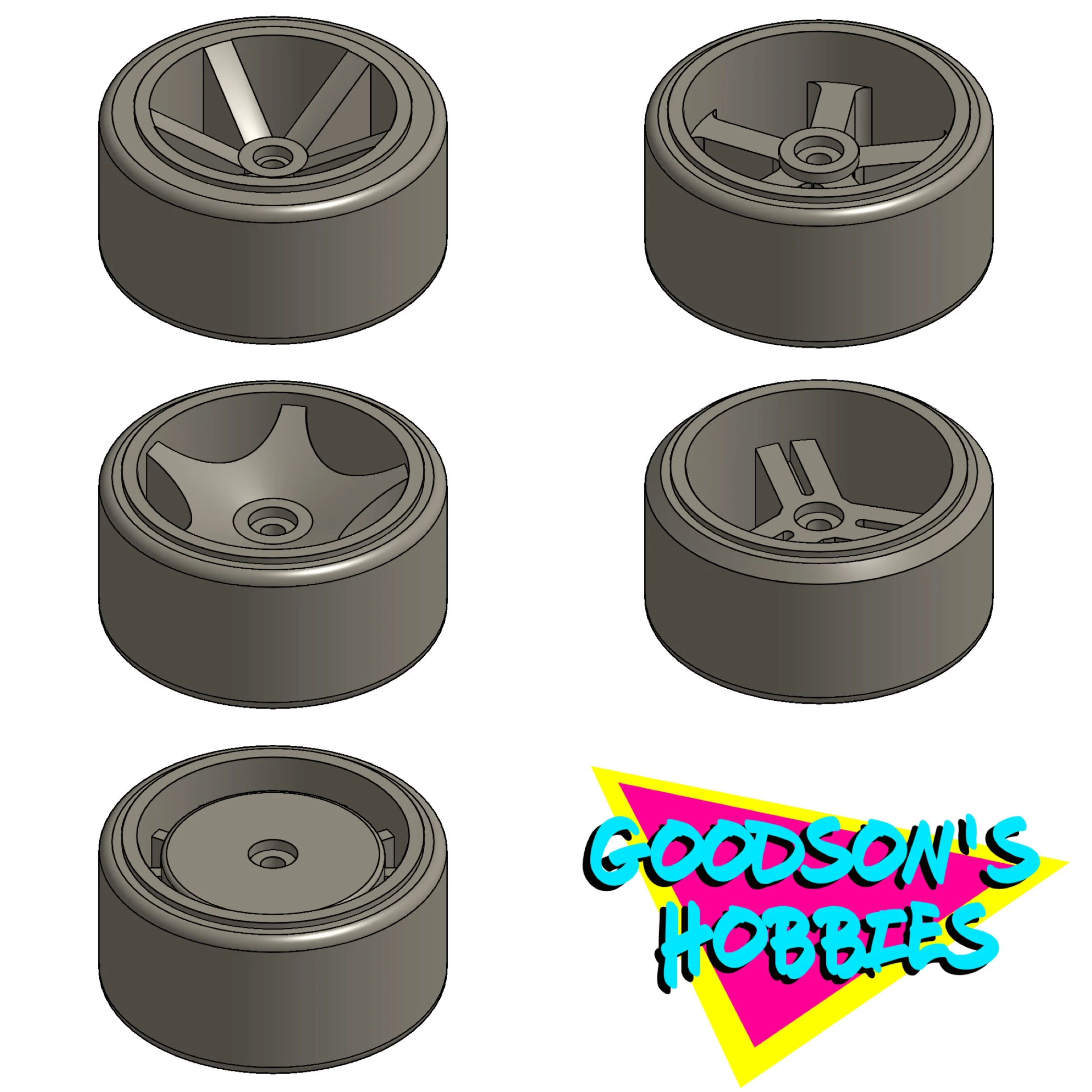 Wheels for 1:64 Hotwheels and Diecast - Extra Large