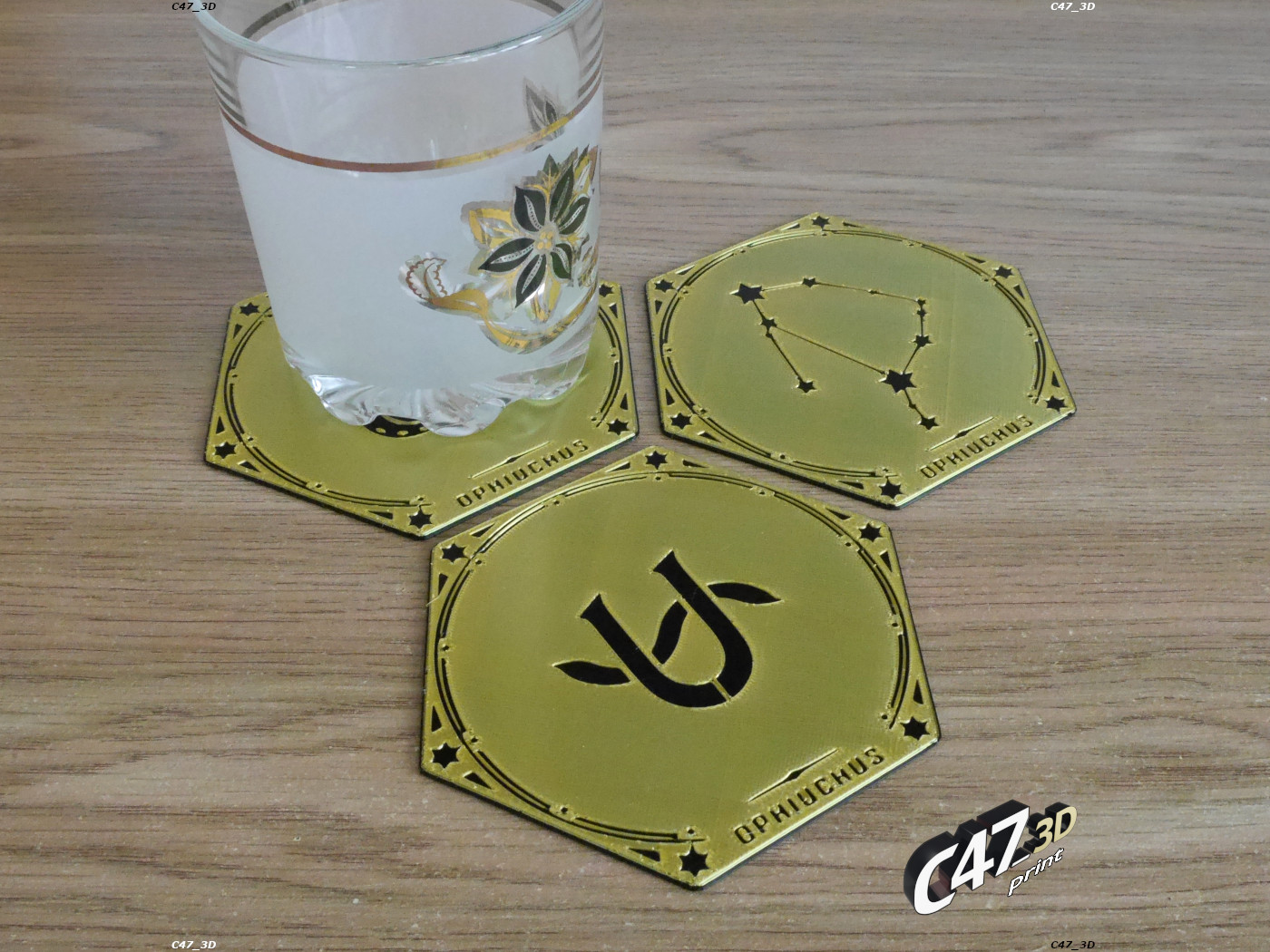 Ophiuchus Zodiac Coaster