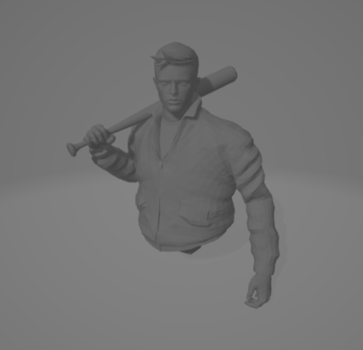 GTA III Claude Statue