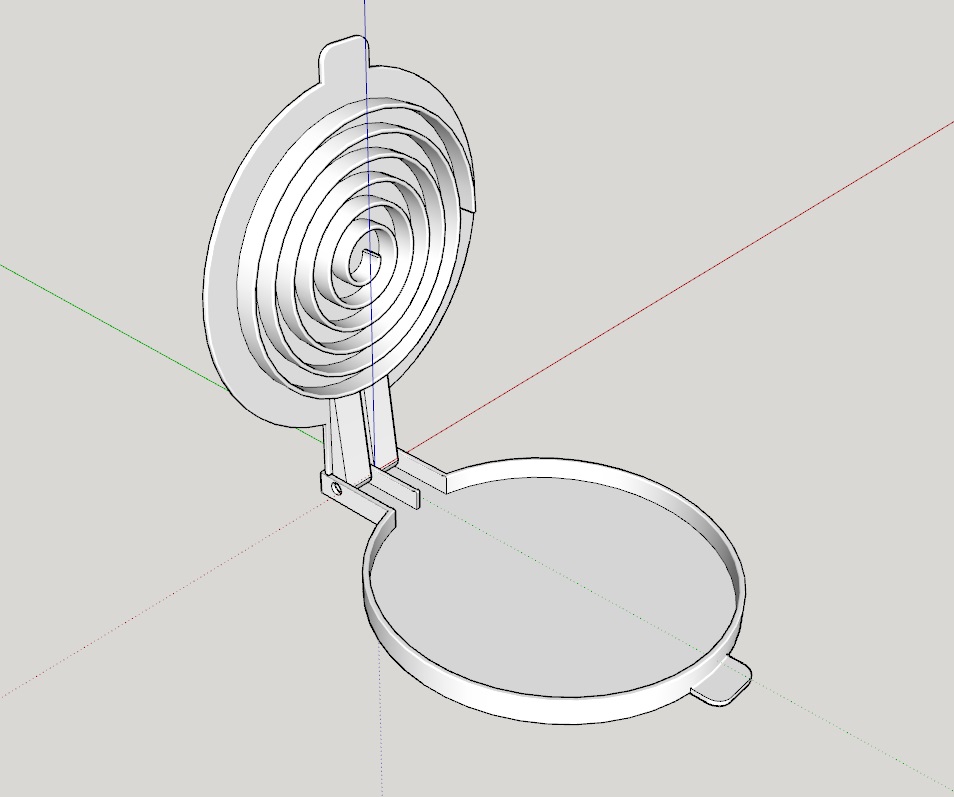 Mosquito repellent coil maker