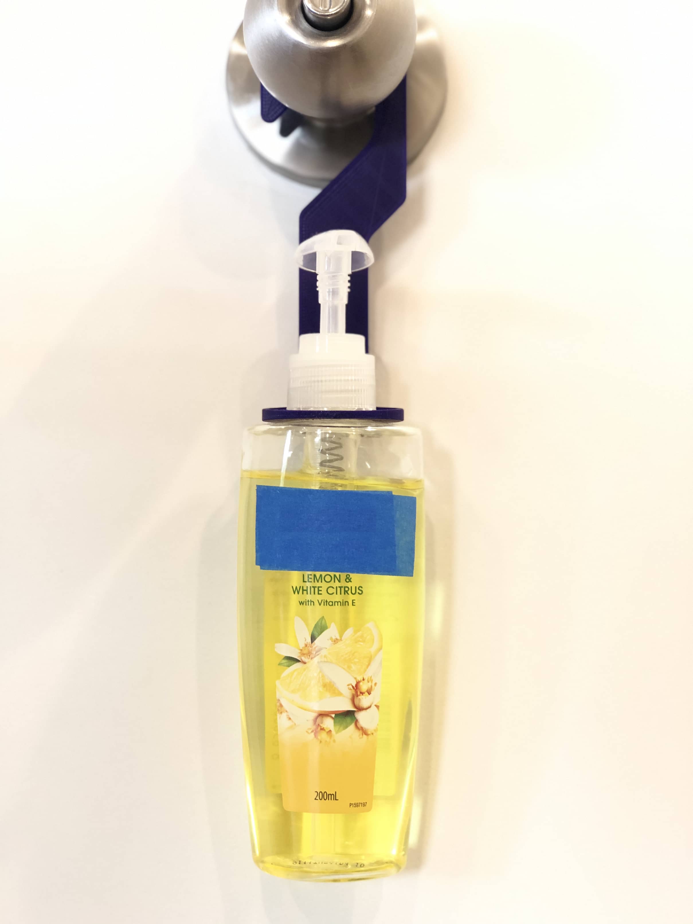 Hand sanitizer holder for doorknob
