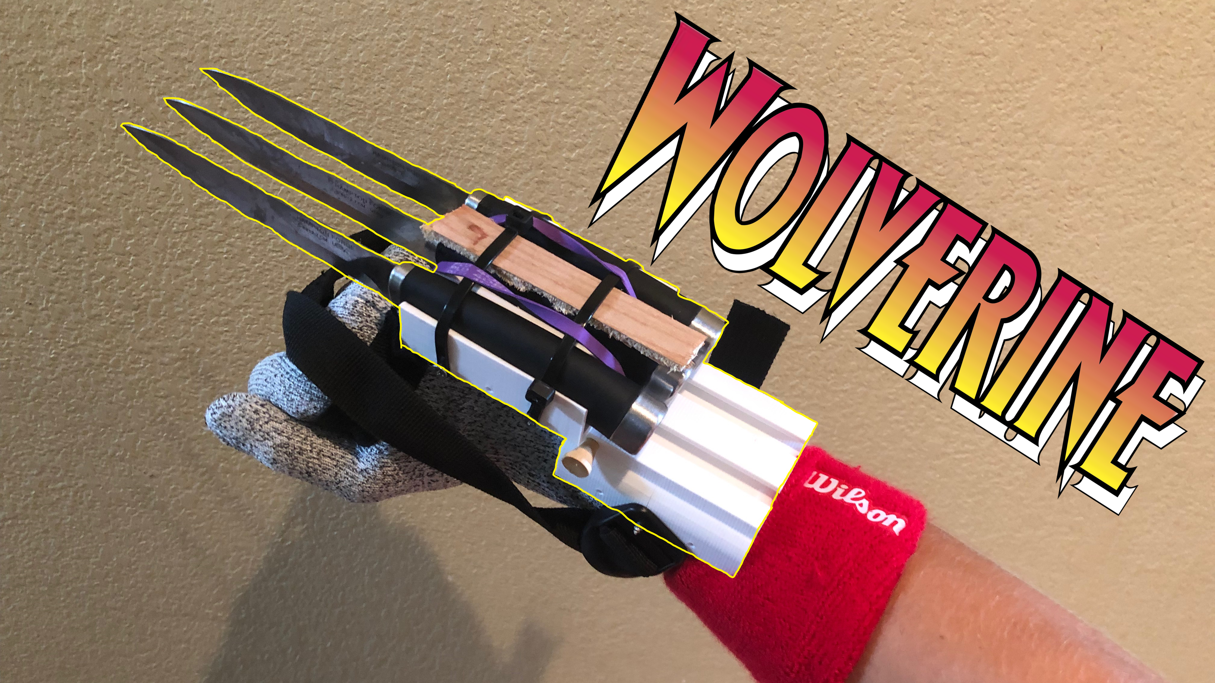 3D PRINTED X-MEN WOLVERINE CLAW