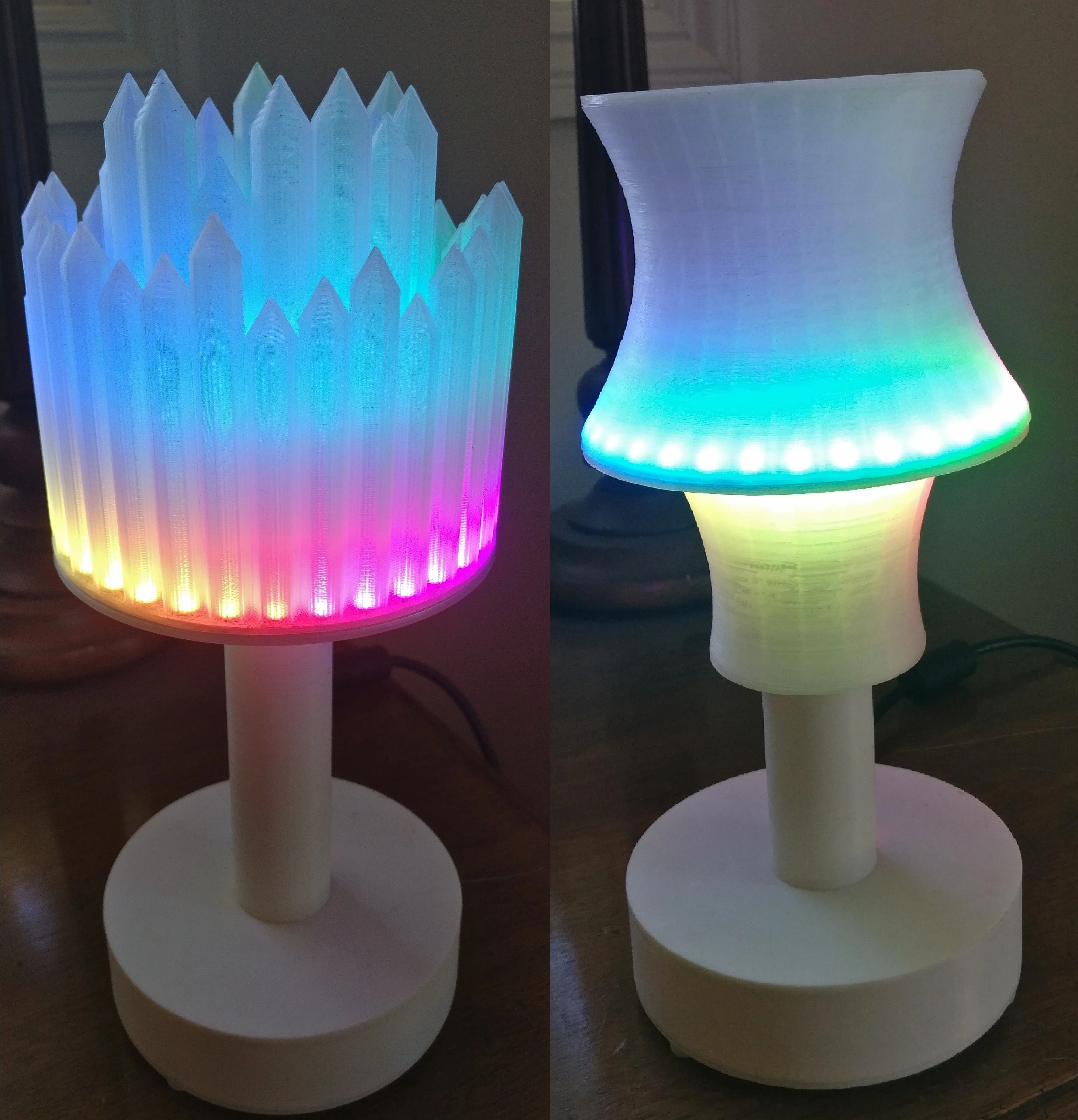 Modular Neopixel Ring Lamp