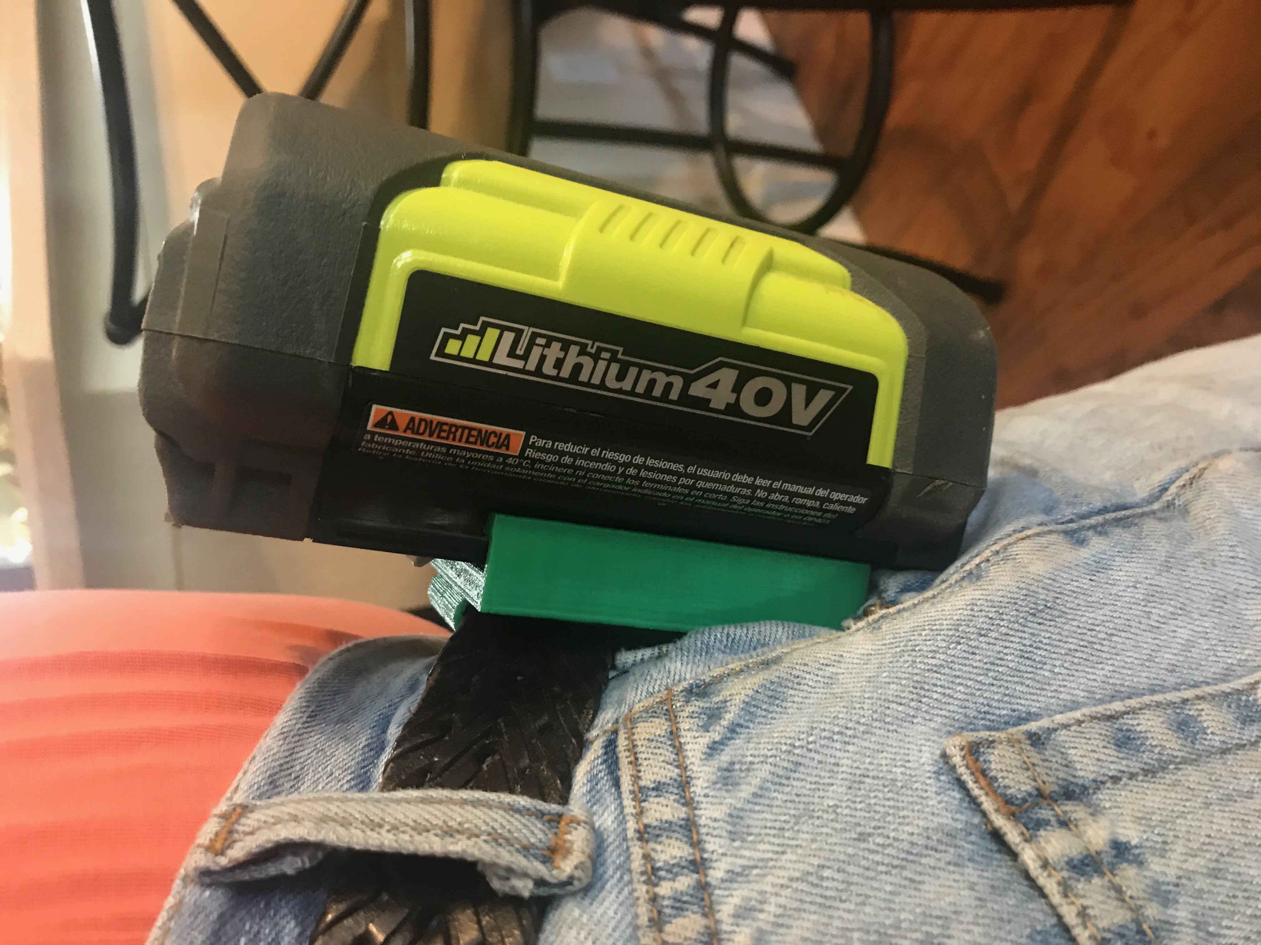 Ryobi 40v Battery Belt Clip