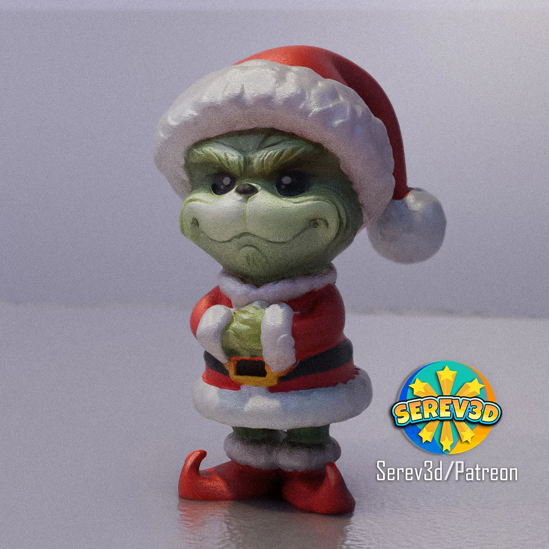 Grinch Christmas Cute Mini Toy - Serev3D