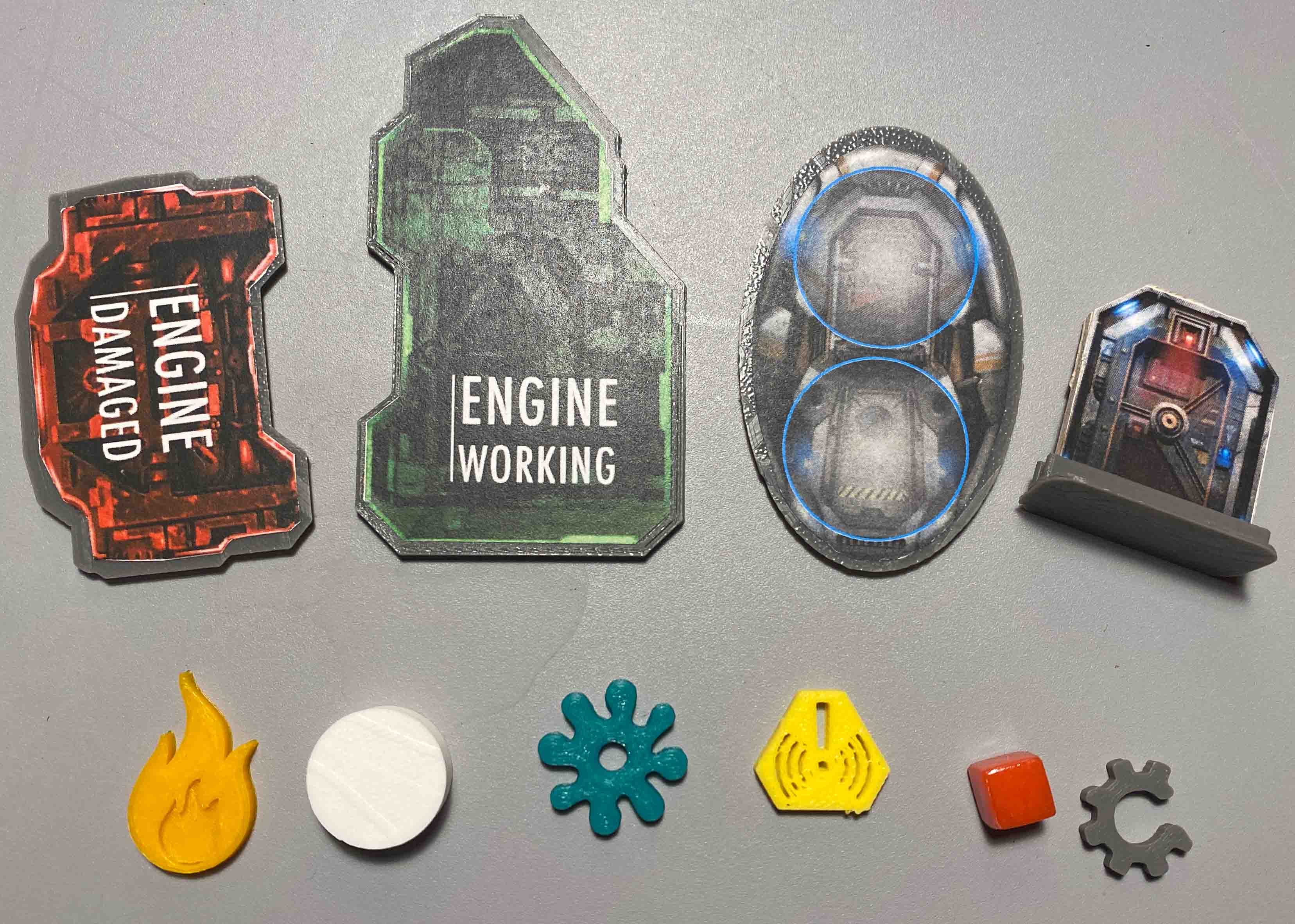 Nemesis board game pnp components