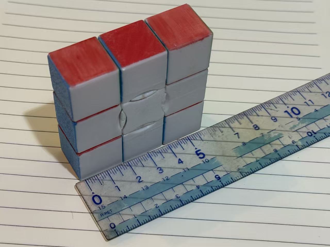 Full proportional 1x3x3 Rubik's Cube (Super Floppy Cube)