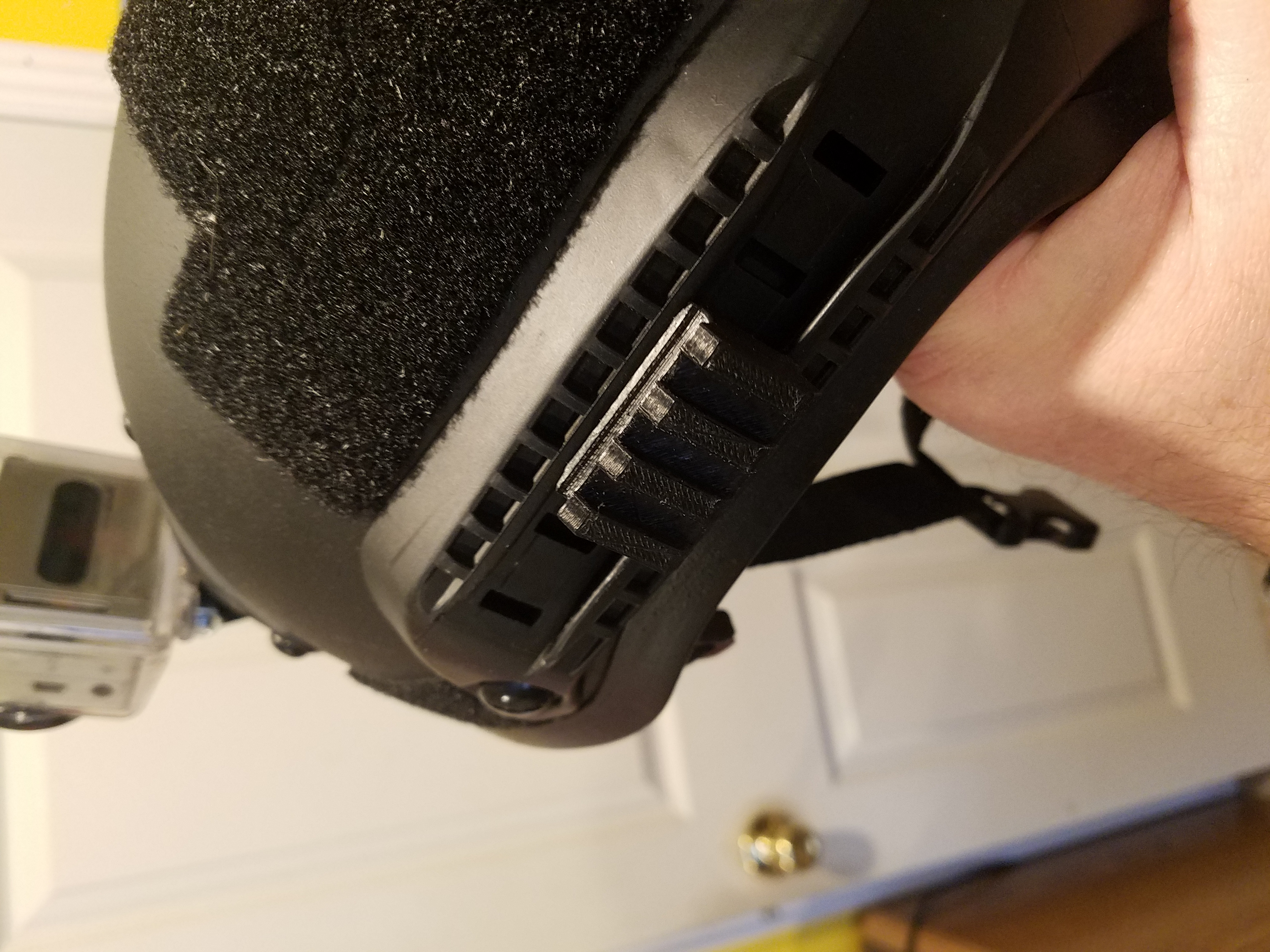 3 slot arc rail picatinny adapter for tactical helmet