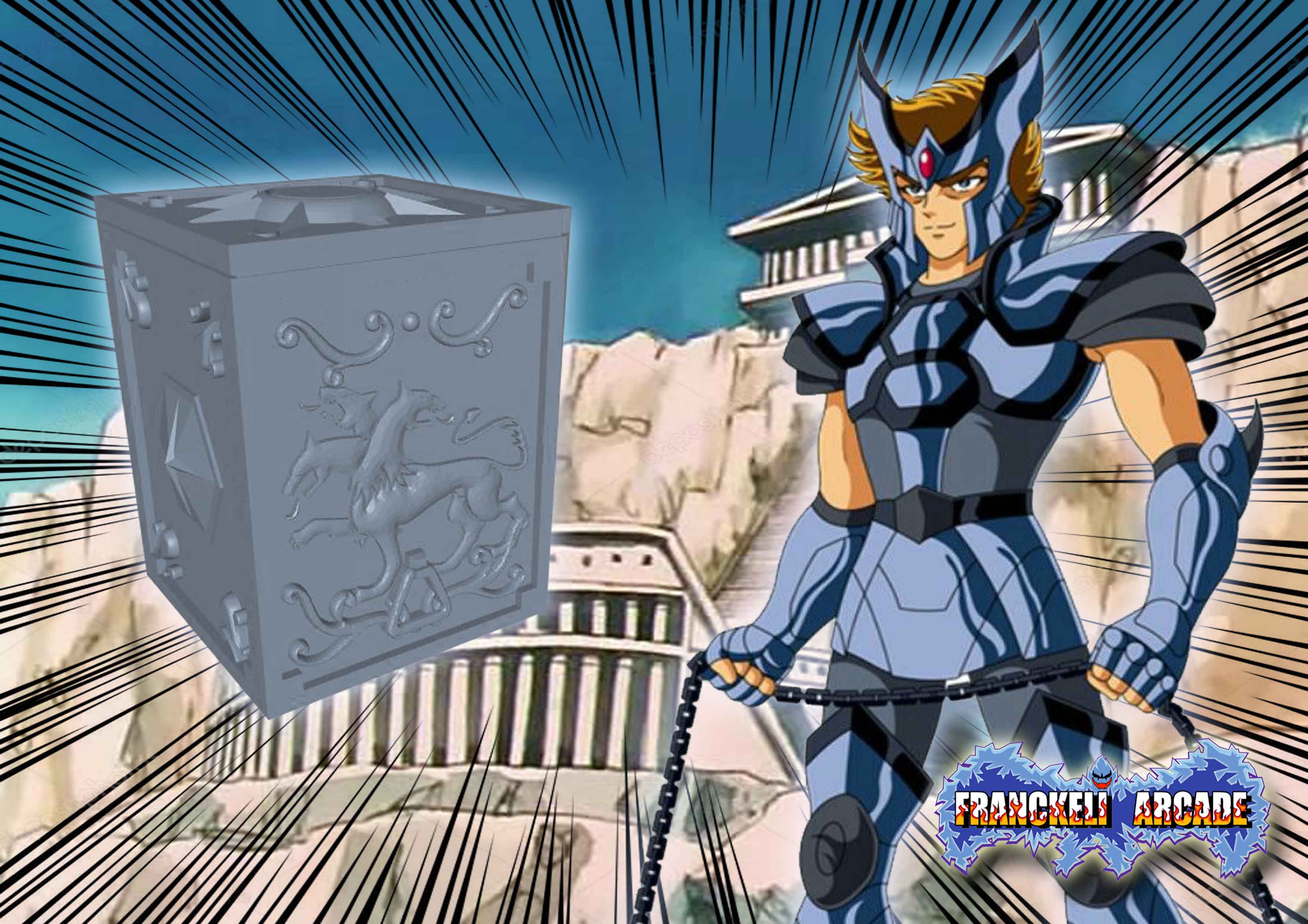 saint seiya cerberos plata