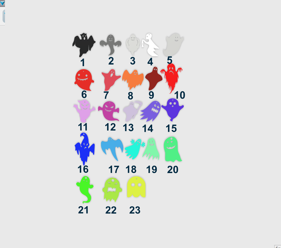 23 Different Ghosts