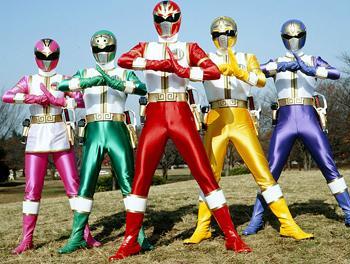 Gosei Sentai Dairanger :- Ryuu - Shishi - Tenma Helmets