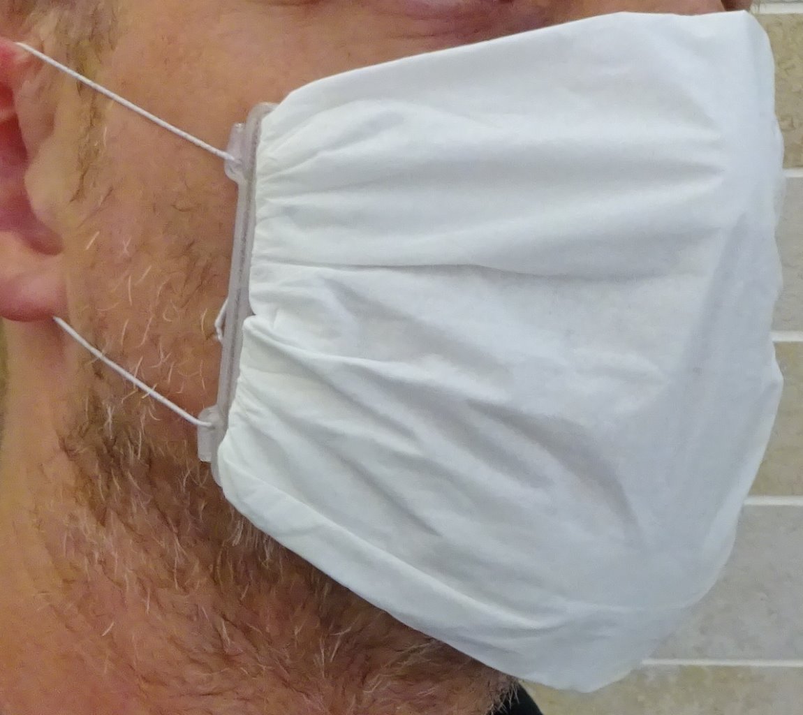 Tissue Face Mask Clip (Covid-19 Corona virus protection)