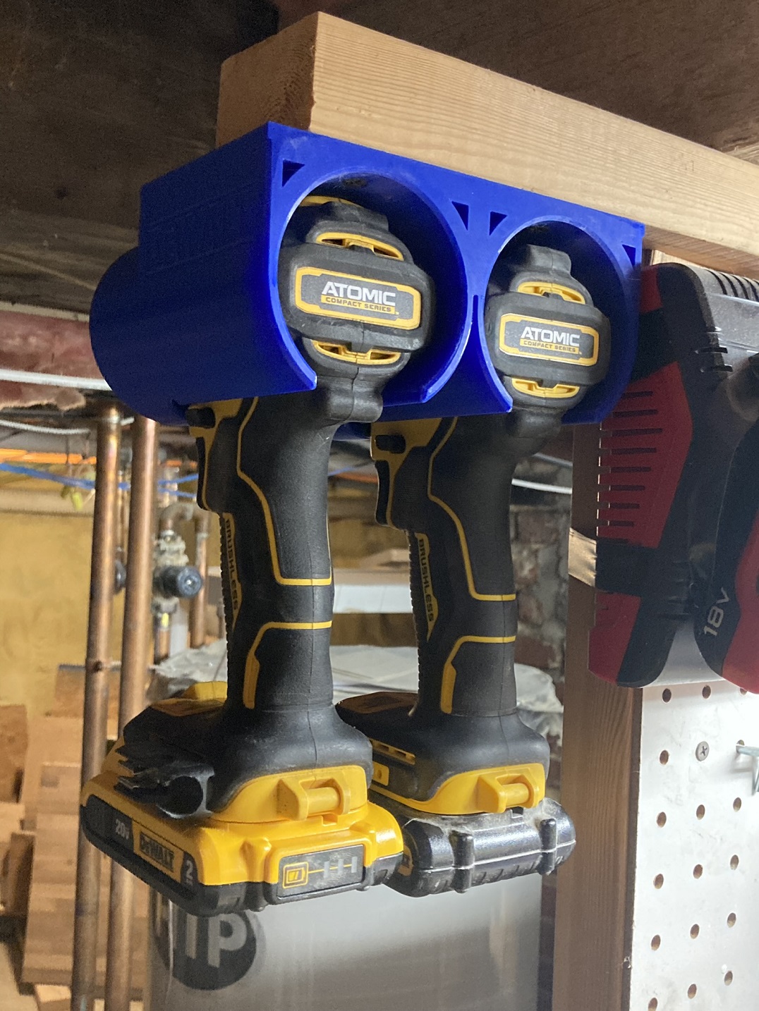 DeWalt double drill and driver holder
