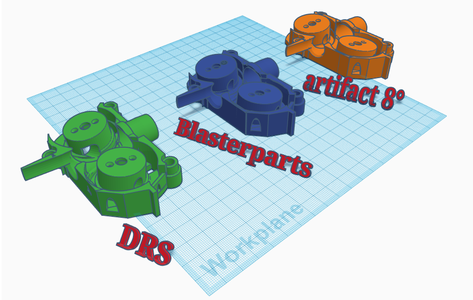 Canted Rayven cages based on OFP