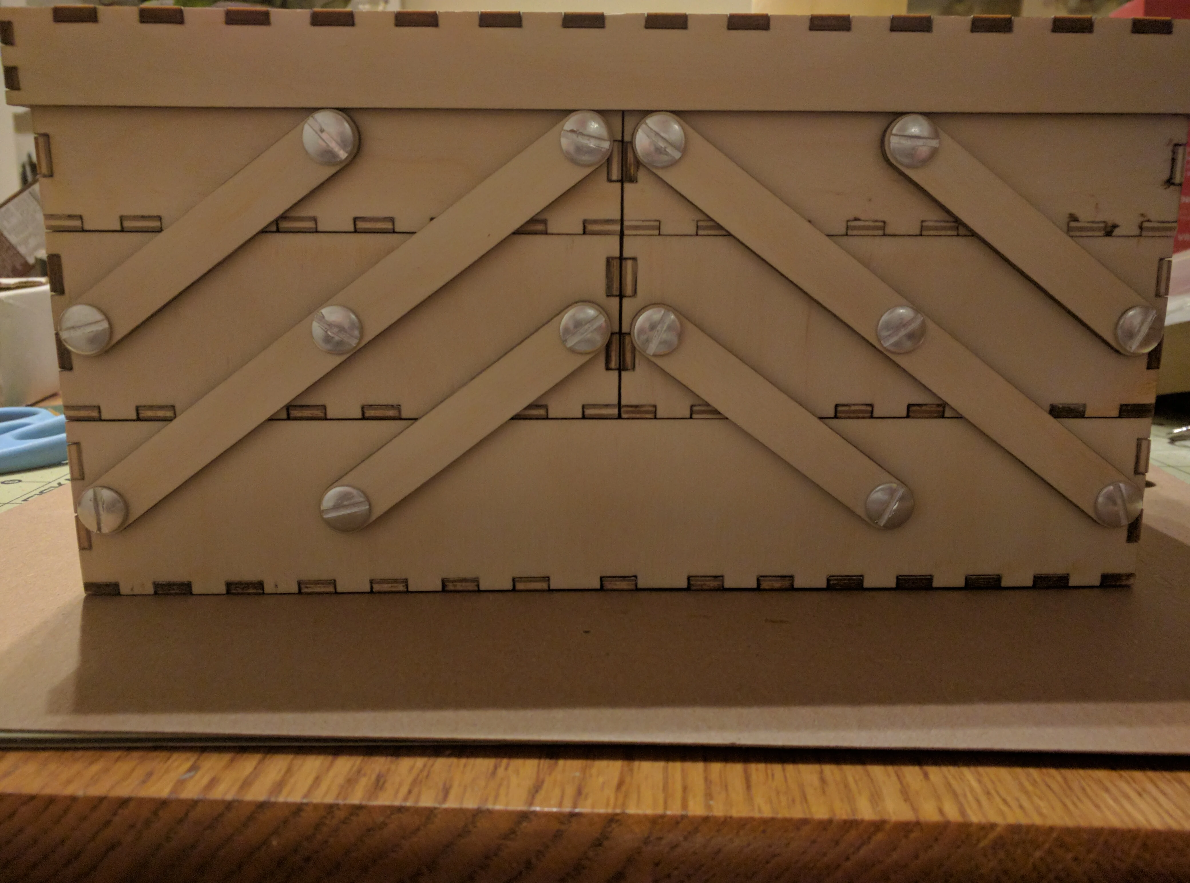 Sewing, craft or shop expanding box