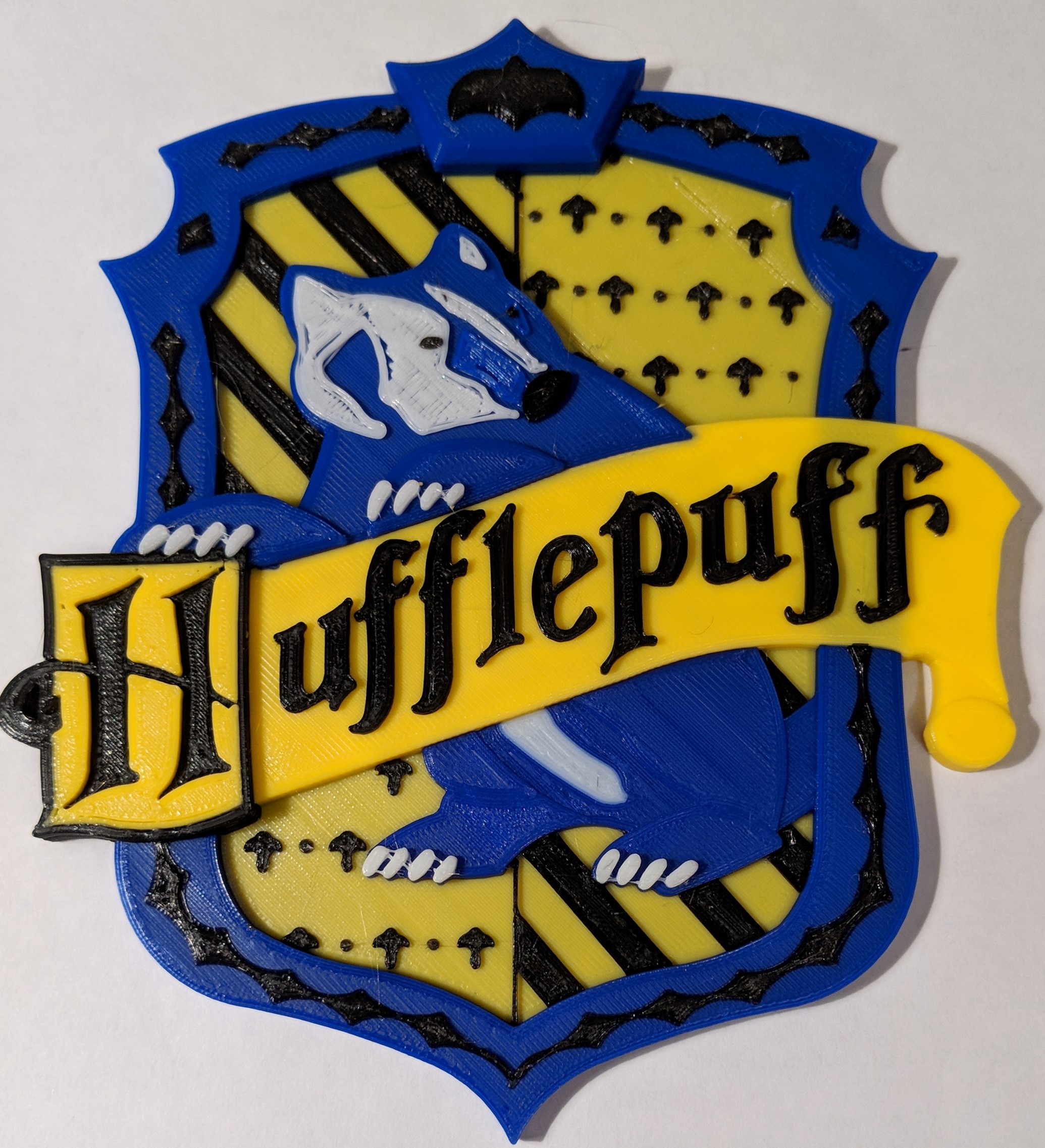 Hufflepuff Harry Potter multimaterial (Prusa mmu)